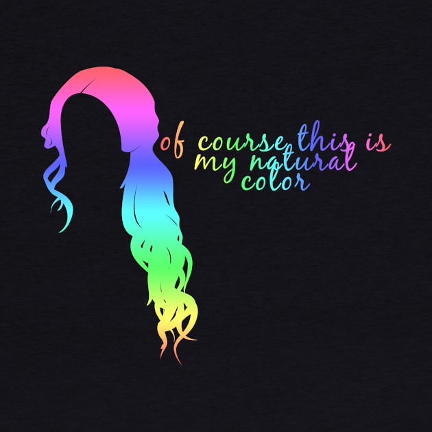 Rainbow Hair Don't Care by nochi